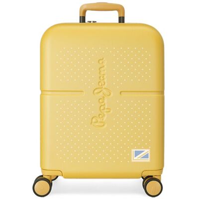 Pepe Jeans Maleta de cabina Laila rígida con capacidad de 37L. Amarillo Pepe Jeans Maleta de cabina Laila rígida con capacidad de 37L. Amarillo