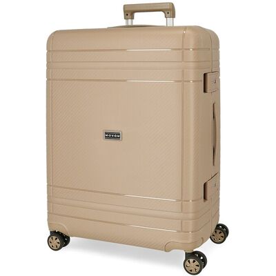 Movom Maleta Mediana Dimension Rígida 66cm. Champagne Movom Maleta Mediana Dimension Rígida 66cm. Champagne