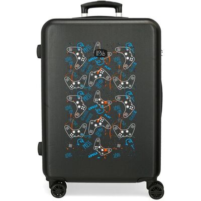 Movom Maleta mediana Gamers rígida con capacidad de 56L. Negro Movom Maleta mediana Gamers rígida con capacidad de 56L. Negro