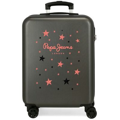 Pepe Jeans Maleta de cabina Denim Star rígida con capacidad de 35L. Azul Pepe Jeans Maleta de cabina Denim Star rígida con capacidad de 35L. Azul