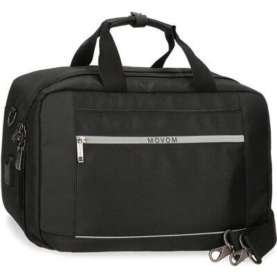 Movom Bolsa de viaje Trimmed Negro en poliéster con capacidad de 20L. Negro Movom Bolsa de viaje Trimmed Negro en poliéster con capacidad de 20L. Negro