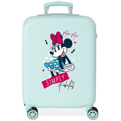 Disney Maleta de cabina Minnie Line rígida con capacidad de 35L. Verde claro Disney Maleta de cabina Minnie Line rígida con capacidad de 35L. Verde claro