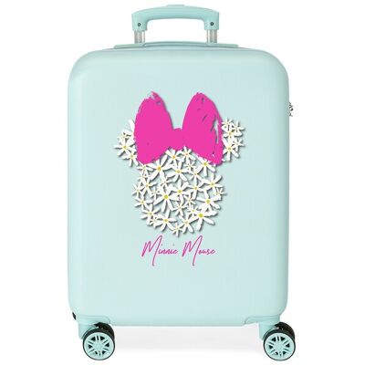 Disney Maleta de cabina infantil Bow Minnie rígida con capacidad de 35L. Verde claro Disney Maleta de cabina infantil Bow Minnie rígida con capacidad de 35L. Verde claro