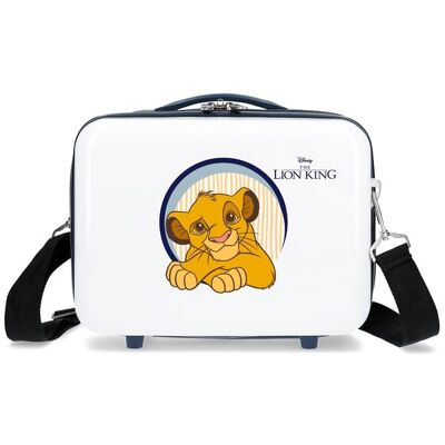Disney Neceser infantil ABS Hakuna Matata con capacidad de 9L. Blanco Disney Neceser infantil ABS Hakuna Matata con capacidad de 9L. Blanco