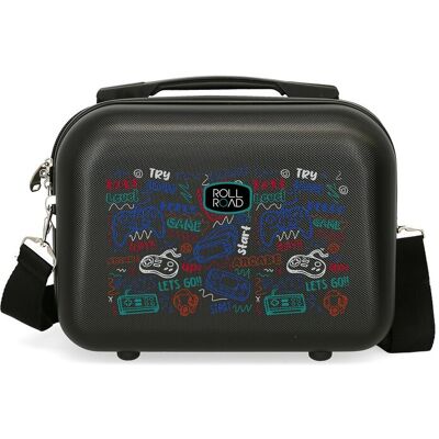 Movom Neceser ABS Next Level rígido adaptable a trolley con capacidad de 9L. Negro Movom Neceser ABS Next Level rígido adaptable a trolley con capacidad de 9L. Negro