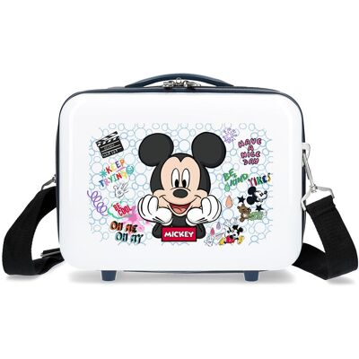 Disney Neceser de niño ABS Mickey Be Cool adaptable. Blanco Disney Neceser de niño ABS Mickey Be Cool adaptable. Blanco