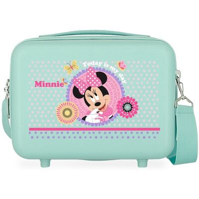 Disney Neceser Adaptable con Bandolera Minnie Today is my day. Turquesa Disney Neceser Adaptable con Bandolera Minnie Today is my day. Turquesa