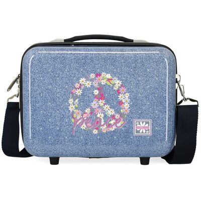 Movom Neceser ABS Peace en rosa y azul de niña. Azul Movom Neceser ABS Peace en rosa y azul de niña. Azul