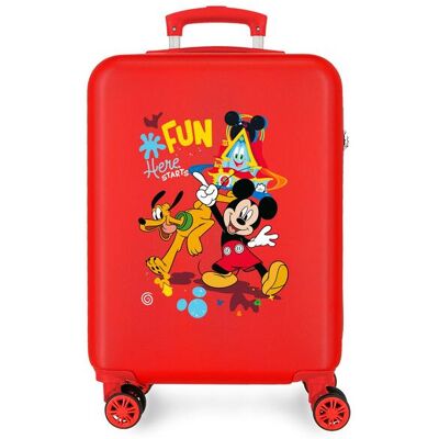 Disney Maleta de cabina Fantasy Here Starts rígida con capacidad de 35 L. Rojo Disney Maleta de cabina Fantasy Here Starts rígida con capacidad de 35 L. Rojo