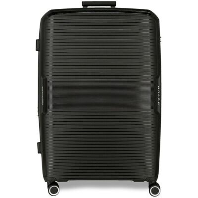 Movom Maleta mediana Inari rígida con capacidad de 72L. Negro Movom Maleta mediana Inari rígida con capacidad de 72L. Negro