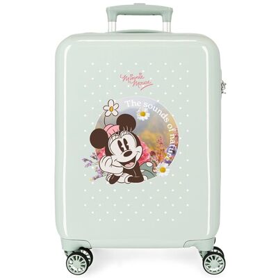 Disney Maleta de cabina Minnie Wild Nature con capacidad de 35L. Verde menta Disney Maleta de cabina Minnie Wild Nature con capacidad de 35L. Verde menta