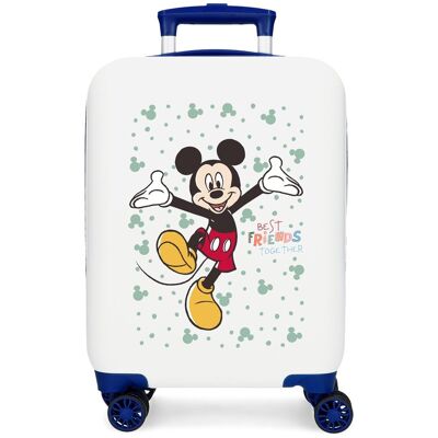 Disney Maleta infantil 2 ruedas multidireccionales mickey best friends together con capacidad de 24l. Blanco Disney Maleta infantil 2 ruedas multidireccionales mickey best friends together con capacidad de 24l. Blanco