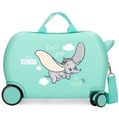 Disney Maleta infantil 2 ruedas multidireccionales Dumbo Fly con capacidad de 24L. Turquesa Disney Maleta infantil 2 ruedas multidireccionales Dumbo Fly con capacidad de 24L. Turquesa