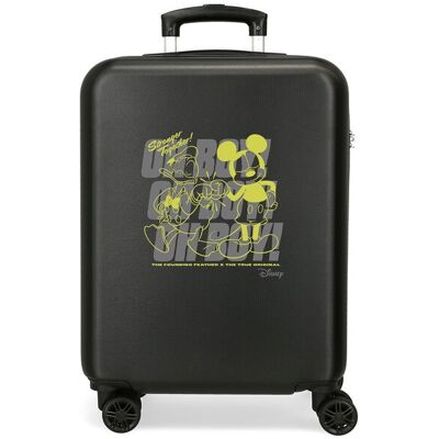 Disney Maleta de cabina Mickey Oh Boy con capacidad de 35L en negro. Negro Disney Maleta de cabina Mickey Oh Boy con capacidad de 35L en negro. Negro