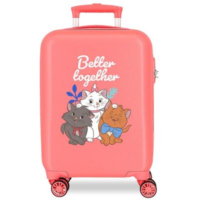 Disney Maleta de cabina Aristogatos Better together rígida 50 cm. Coral Disney Maleta de cabina Aristogatos Better together rígida 50 cm. Coral