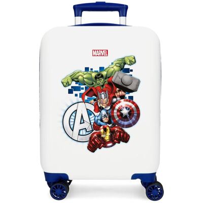 Personajes Maleta de cabina avengers attack con capacidad de 28l. Blanco Personajes Maleta de cabina avengers attack con capacidad de 28l. Blanco