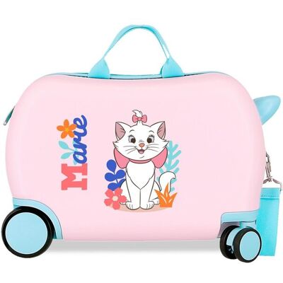 Disney Maleta infantil 2 ruedas multidireccionales los aristogatos time to play con capacidad de 24l. Rosa / Azul marino Disney Maleta infantil 2 ruedas multidireccionales los aristogatos time to play con capacidad de 24l. Rosa / Azul marino