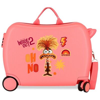 Disney Maleta infantil 2 ruedas multidireccionales Inside Out 2 Ansiedad rígida con capacidad de 34L. Rosa Disney Maleta infantil 2 ruedas multidireccionales Inside Out 2 Ansiedad rígida con capacidad de 34L. Rosa