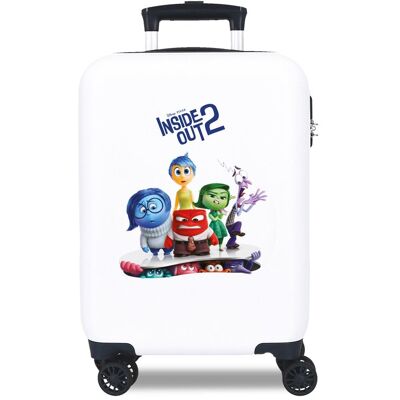 Disney Maleta infantil 2 ruedas multidireccionales inside out 2 alegria con capacidad de 24l. Blanco Disney Maleta infantil 2 ruedas multidireccionales inside out 2 alegria con capacidad de 24l. Blanco