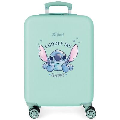 Disney Maleta de cabina Stitch Cuddle me Happy rígida 34L. Azul Disney Maleta de cabina Stitch Cuddle me Happy rígida 34L. Azul