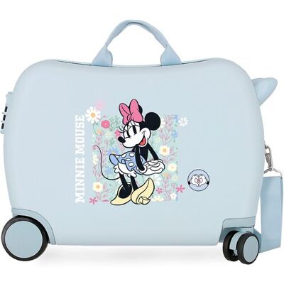 Disney Maleta infantil Minnie Happy rígida con capacidad de 38L. Azul claro Disney Maleta infantil Minnie Happy rígida con capacidad de 38L. Azul claro