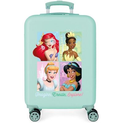 Disney Maleta de cabina La sirenita rígida con capacidad de 35L en rosa. Azul Disney Maleta de cabina La sirenita rígida con capacidad de 35L en rosa. Azul