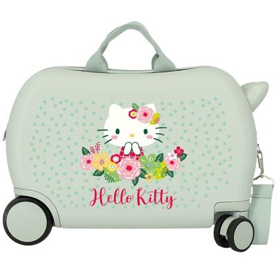 Disney Maleta infantil hello kitty floral rígida con capacidad 24l. Verde Disney Maleta infantil hello kitty floral rígida con capacidad 24l. Verde