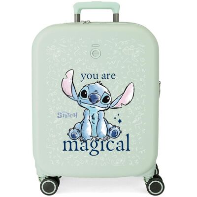 Disney Maleta mediana stitch you are magical rígida con capacidad de 79l en azul. Verde claro Disney Maleta mediana stitch you are magical rígida con capacidad de 79l en azul. Verde claro
