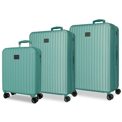 Movom Juego de maletas 55-68-78 cm expandible timber abs rígida hasta 217l. Azul Movom Juego de maletas 55-68-78 cm expandible timber abs rígida hasta 217l. Azul