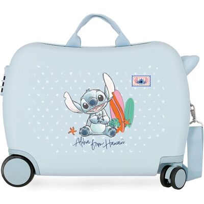 Disney Neceser abs stitch from hawaii adaptable con capacidad de 9,1l. Azul claro Disney Neceser abs stitch from hawaii adaptable con capacidad de 9,1l. Azul claro