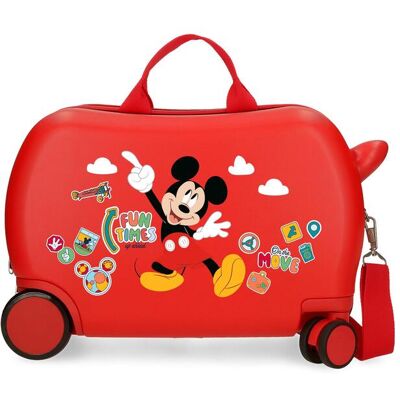Disney Maleta de cabina 55 cm mickey fun times abs rígida con capacidad de 35l. Rojo Disney Maleta de cabina 55 cm mickey fun times abs rígida con capacidad de 35l. Rojo