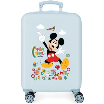 Disney Maleta de cabina 55 cm mickey fun times abs rígida con capacidad de 35l. Azul Disney Maleta de cabina 55 cm mickey fun times abs rígida con capacidad de 35l. Azul