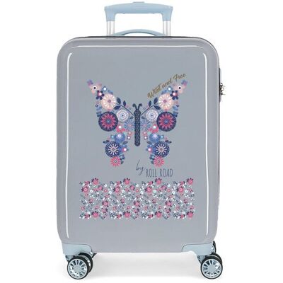 Movom Maleta de cabina Roll Road Wild and Free rígida con capacidad de 34L. Gris Movom Maleta de cabina Roll Road Wild and Free rígida con capacidad de 34L. Gris