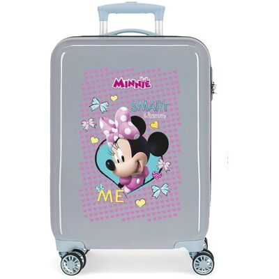 Disney Maleta de cabina infantil Minnie Happy Helpers rígida con capacidad de 34L. Gris Disney Maleta de cabina infantil Minnie Happy Helpers rígida con capacidad de 34L. Gris