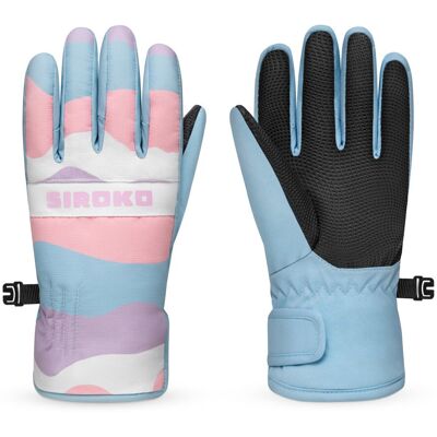 Siroko Guantes térmicos esquí niños Bubbles . (152 cm) Multicolor Siroko Guantes térmicos esquí niños Bubbles . (152 cm) Multicolor