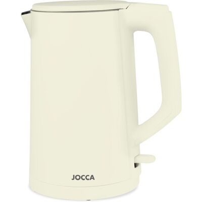 Jocca Hervidor eléctrico Retro 2710 1,7 litros acero inoxidable. Crema Jocca Hervidor eléctrico Retro 2710 1,7 litros acero inoxidable. Crema