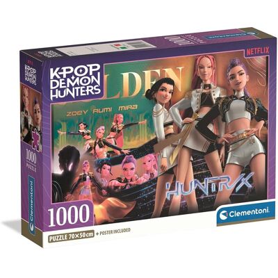 Clementoni Puzzle 1000 K-Pop Demon Hunters 3 . Clementoni Puzzle 1000 K-Pop Demon Hunters 3 .