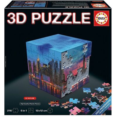Educa Borrás Puzzle 3D NY Panorama Educa. Educa Borrás Puzzle 3D NY Panorama Educa.