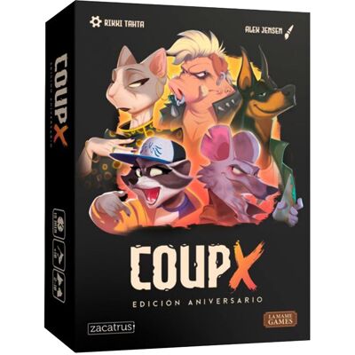 Zacatrus Juego de mesa Coup X Aniversario . Zacatrus Juego de mesa Coup X Aniversario .
