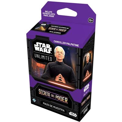 Asmodee Juego de Mesa Star Wars Unlimited Secretos del Poder Canciller Palpatine . Asmodee Juego de Mesa Star Wars Unlimited Secretos del Poder Canciller Palpatine .