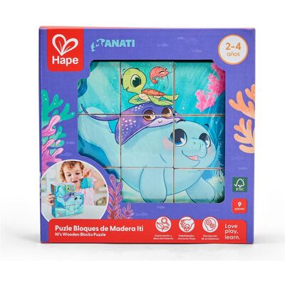 Hape Puzzle de bloques el pequeño Manatí . Hape Puzzle de bloques el pequeño Manatí .