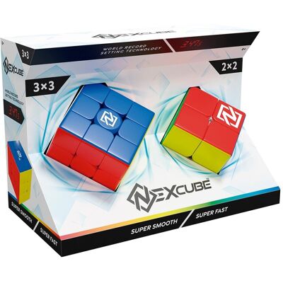 NEXCUBE Juego de Mesa 3X3 y 2X2 Clásico . NEXCUBE Juego de Mesa 3X3 y 2X2 Clásico .