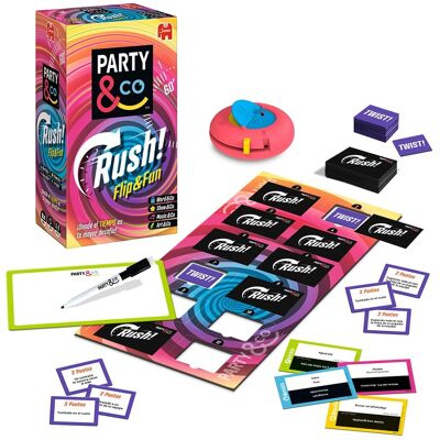 Diset Juego de mesa Party & Co Rush Multiprueba con temporizador . Diset Juego de mesa Party & Co Rush Multiprueba con temporizador .
