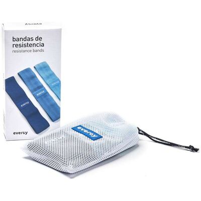 Evergy Set Bandas De Resistencia 3 Intensidades . Azul Evergy Set Bandas De Resistencia 3 Intensidades . Azul
