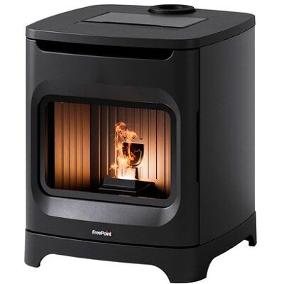 FREEPOINT Estufa Pellets Flos 6 kW. Negro FREEPOINT Estufa Pellets Flos 6 kW. Negro