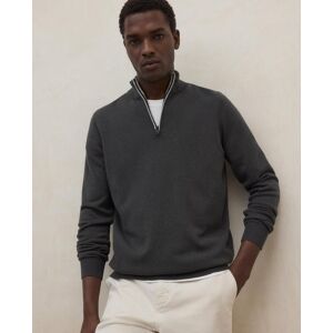 Ecoalf Jersey de hombre de cuello alto y cierre de cremallera.  (S) Ecoalf Jersey de hombre de cuello alto y cierre de cremallera.  (S)