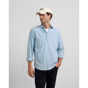 Silbon Camisa Polera de hombre sport denim azul claro.  (XS) Silbon Camisa Polera de hombre sport denim azul claro.  (XS)