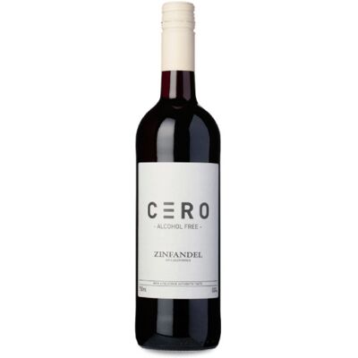 Cero Zinfandel - Vino vegano sin alcohol de California Cero Zinfandel - Vino vegano sin alcohol de California