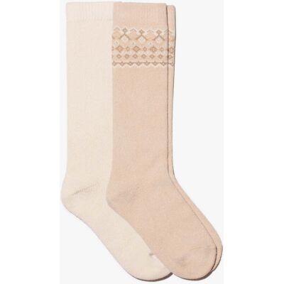 Calcetines Mujer D.Franklin - Fair Isle Socks 2 Pack Camel - Confort y Estilo - Rebajas y Descuentos female 36-40 Calcetines Mujer D.Franklin - Fair Isle Socks 2 Pack Camel - Confort y Estilo - Rebajas y Descuentos female 36-40