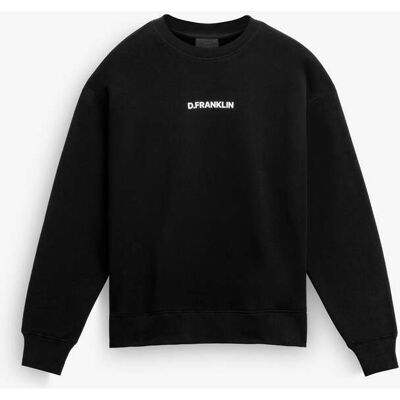 Sudadera Sin Capucha Unisex Con Cuello Redondo - D.Franklin - Crewneck Binary Oversize Sweatshirt Black - Rebajas y Descuentos - Talla XS - Color Blac unisex XS Sudadera Sin Capucha Unisex Con Cuello Redondo - D.Franklin - Crewneck Binary Oversize Sweatshirt Black - Rebajas y Descuentos - Talla XS - Color Blac unisex XS